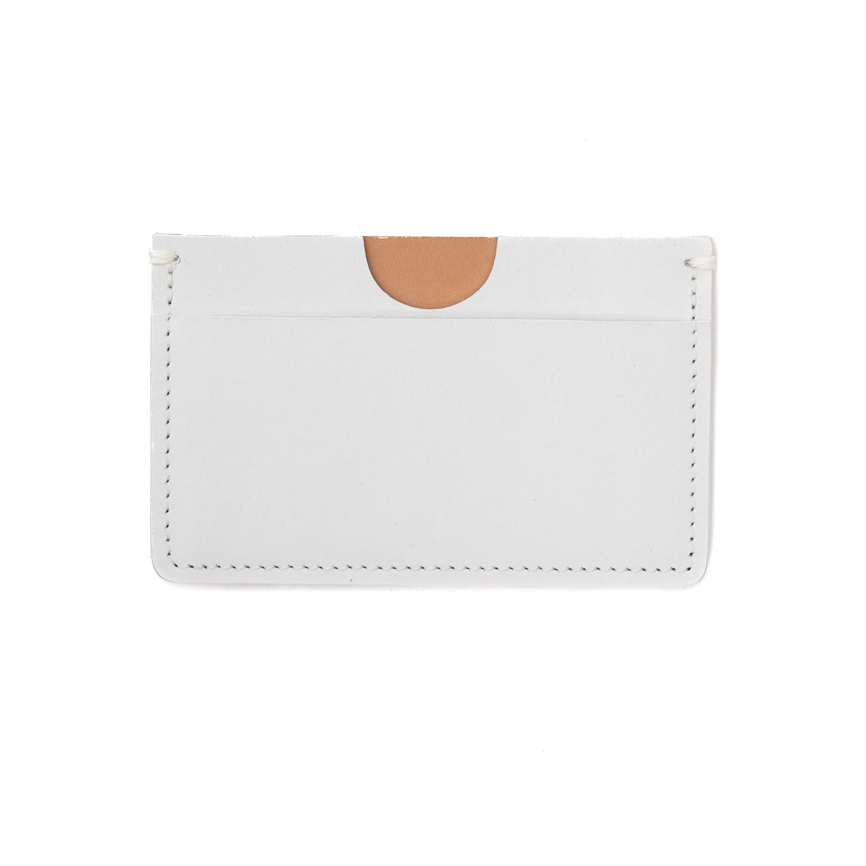 Houghton Card Holder - White Box Calf