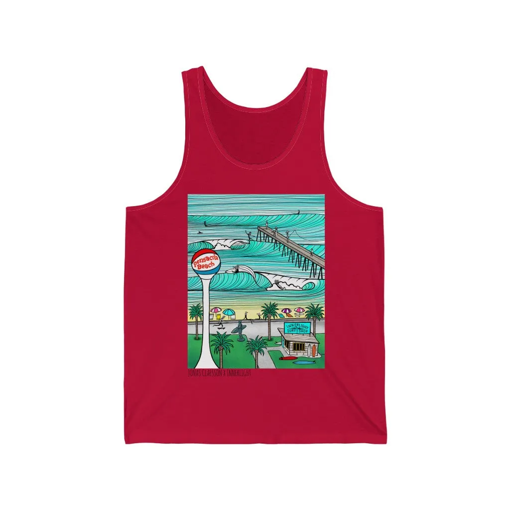 IL Pensacola Beach Jonas Unisex Jersey Tank