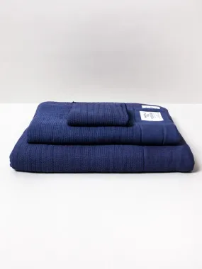 Inner Pile Towel, Navy