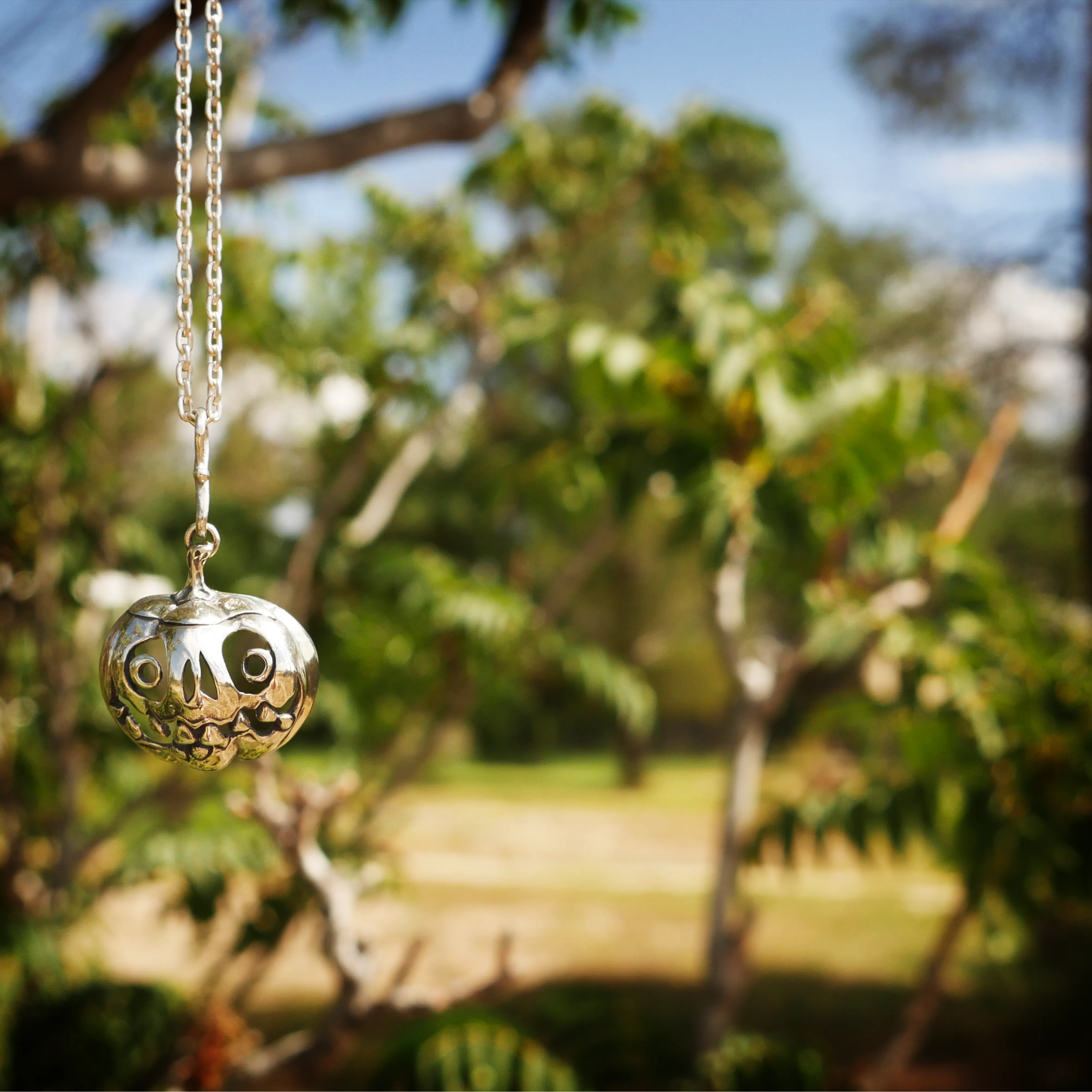 Jack O' Lantern Necklace