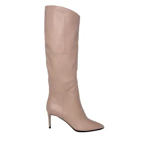 Kawa Taupe Knee-High Boots