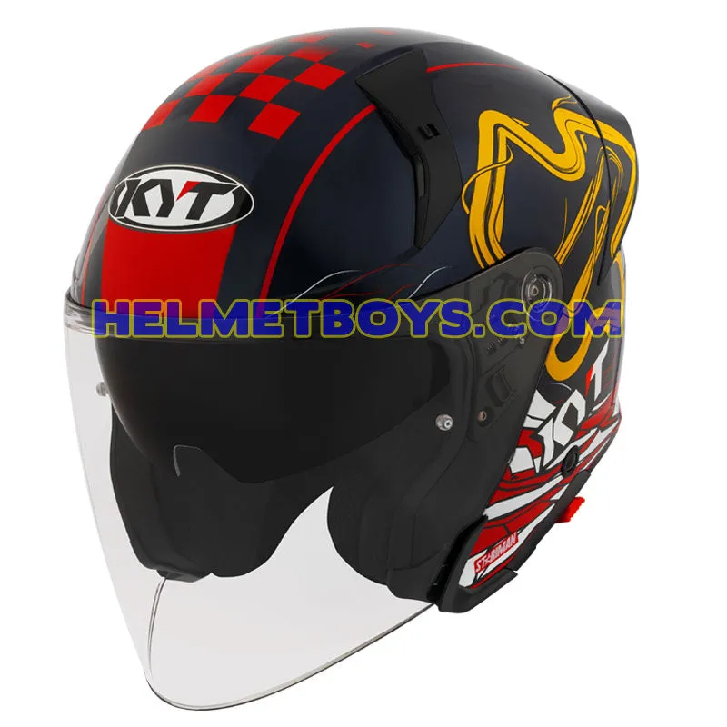 KYT TTR JET Motorcycle Sunvisor Helmet SEPANG