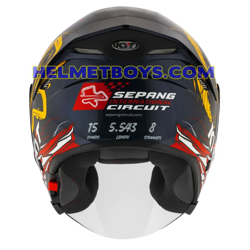 KYT TTR JET Motorcycle Sunvisor Helmet SEPANG