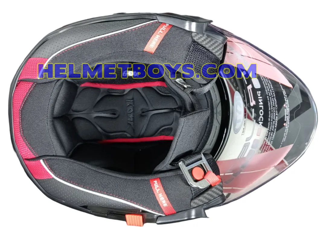 KYT TTR JET Motorcycle Sunvisor Helmet SEPANG