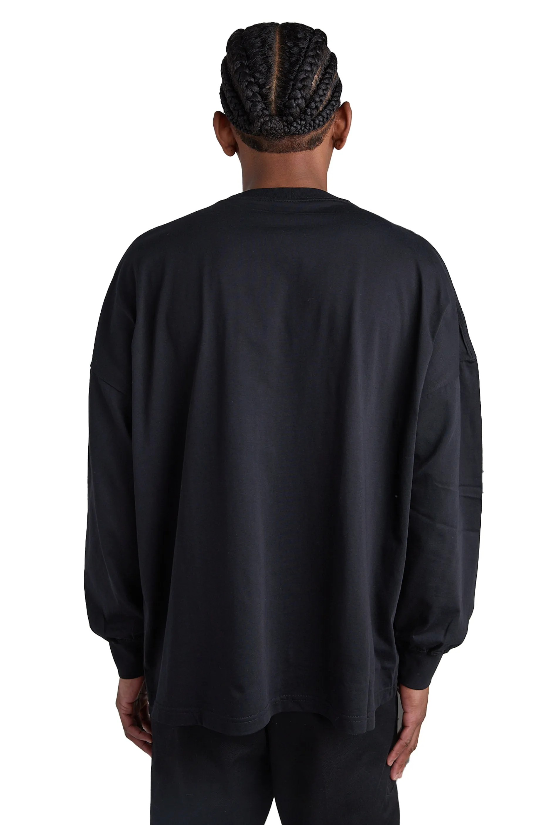 Martine Rose Oversized L/S Tee 'Black/MRS Tubes'