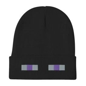 Minecraft Enderman Embroidered Beanie