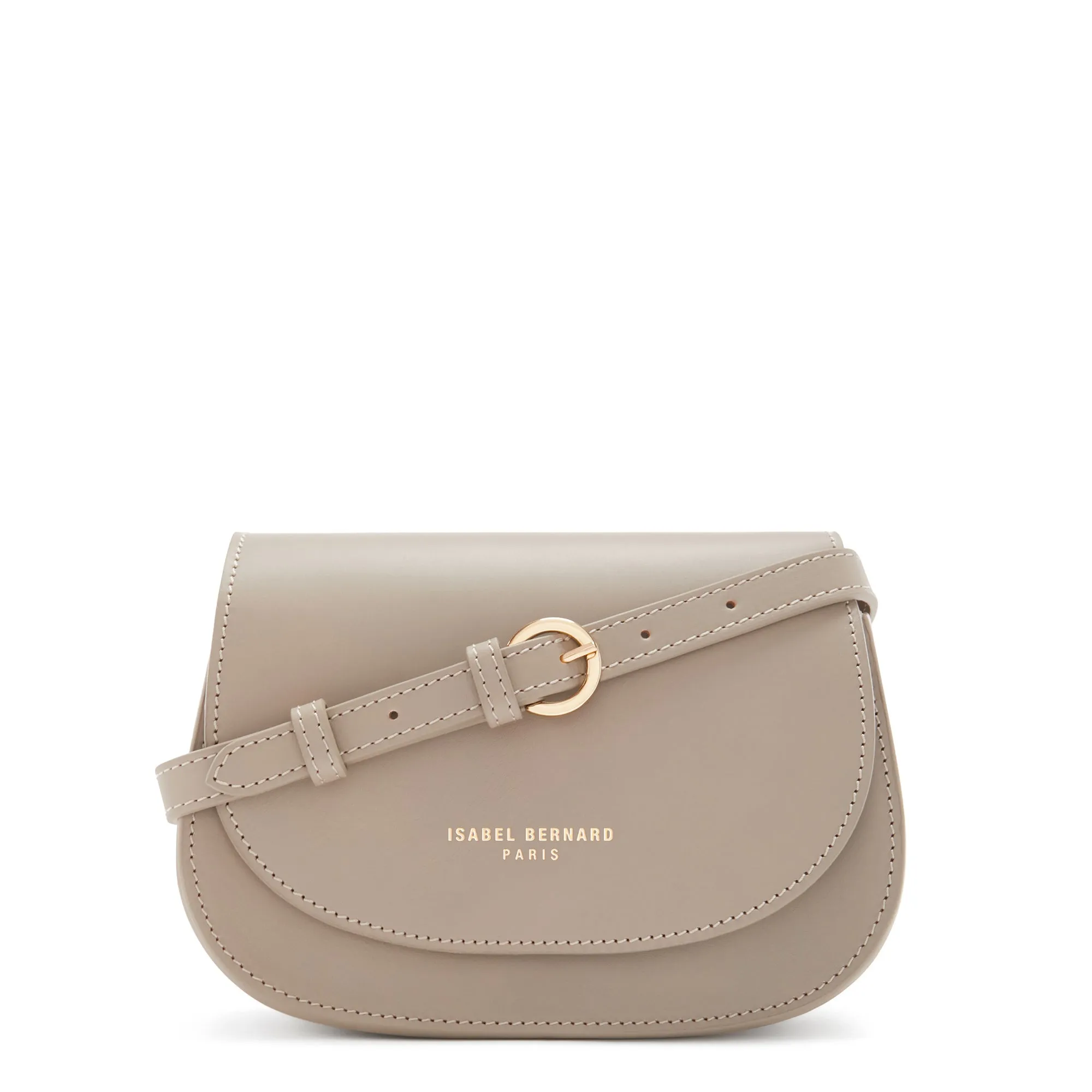 Montmartre Manon taupe vegetable tanned leather crossbody bag