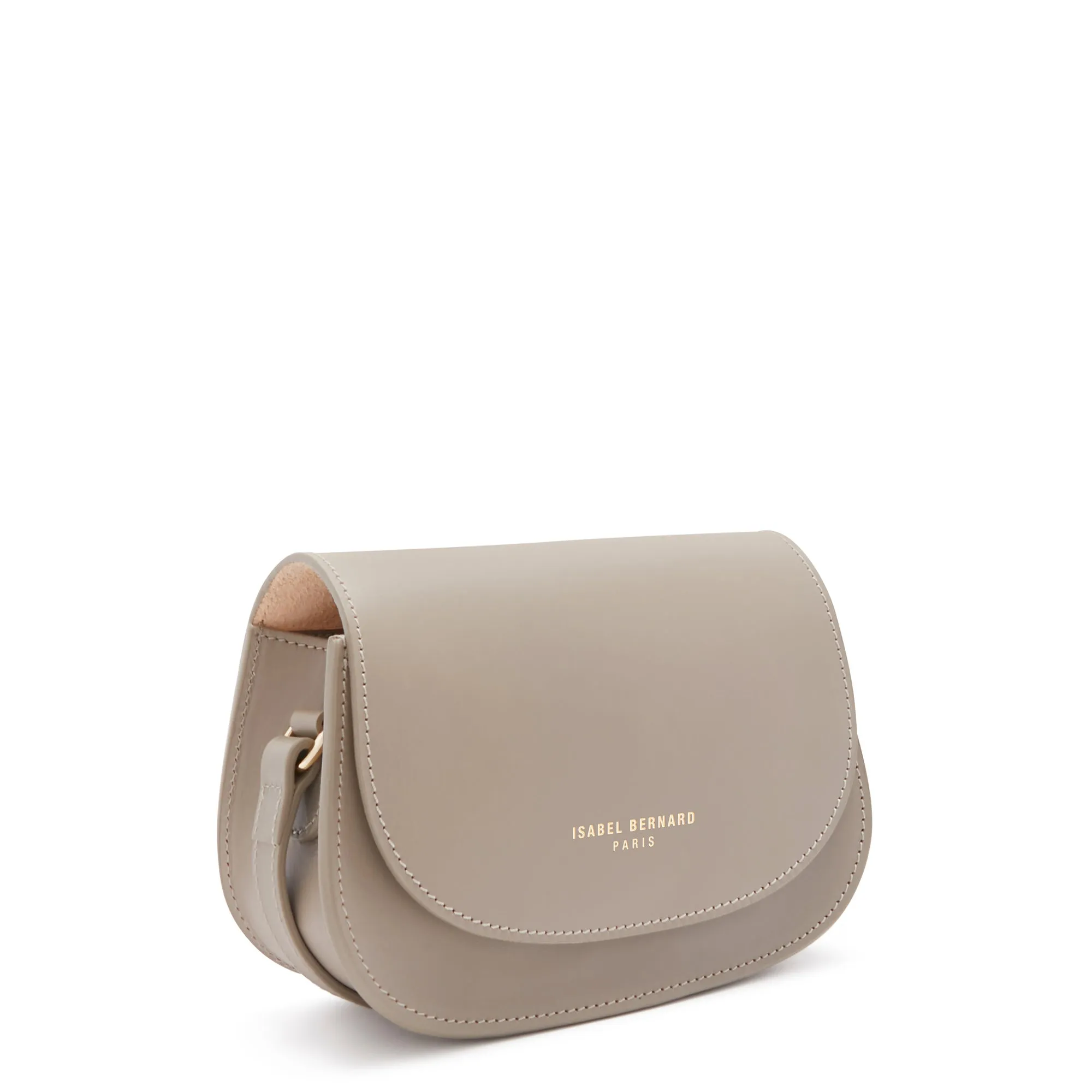 Montmartre Manon taupe vegetable tanned leather crossbody bag