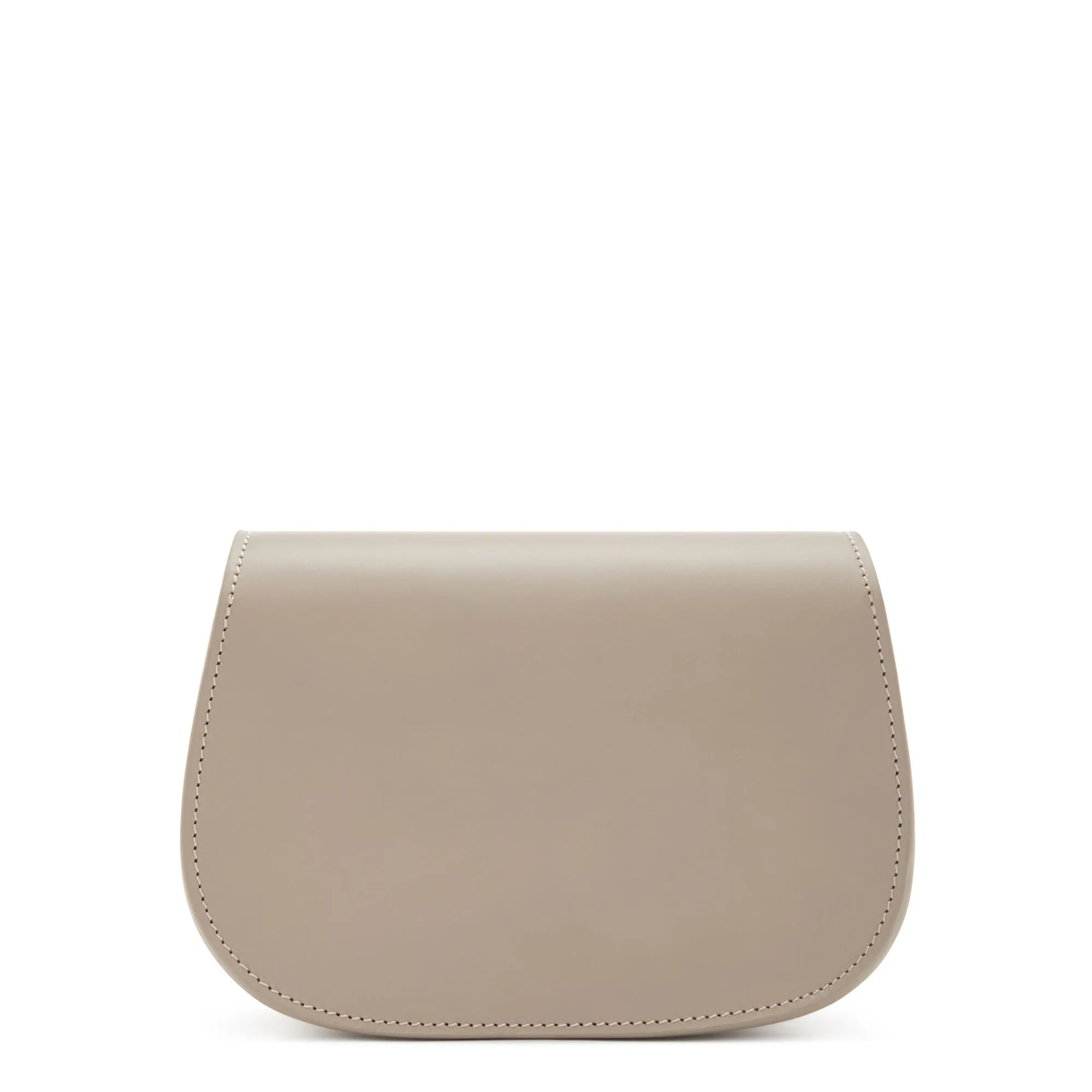 Montmartre Manon taupe vegetable tanned leather crossbody bag