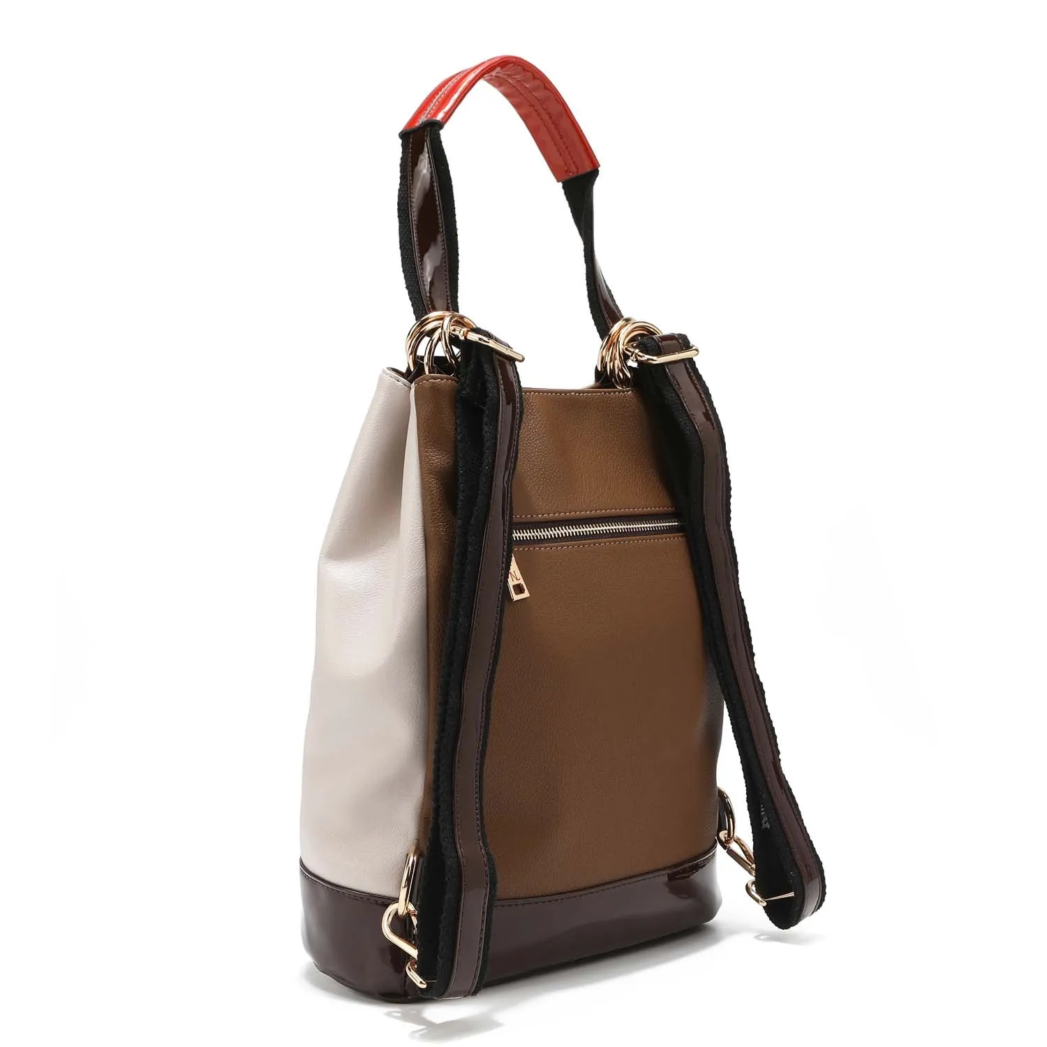 MULTIFUNCTIONAL BUCKET BAG BACKPACK