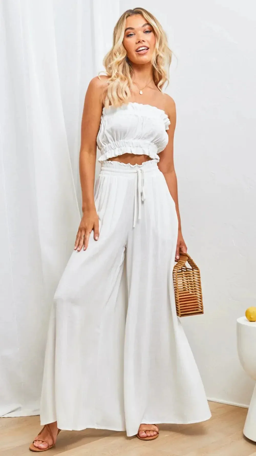 New 2024 Spring Summer Women's Wide Leg Pants