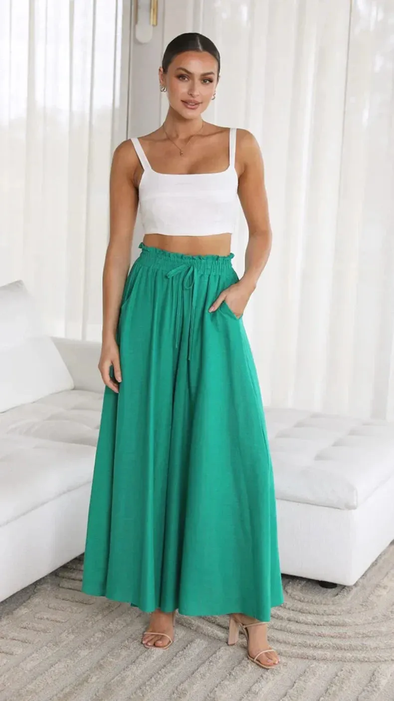 New 2024 Spring Summer Women's Wide Leg Pants