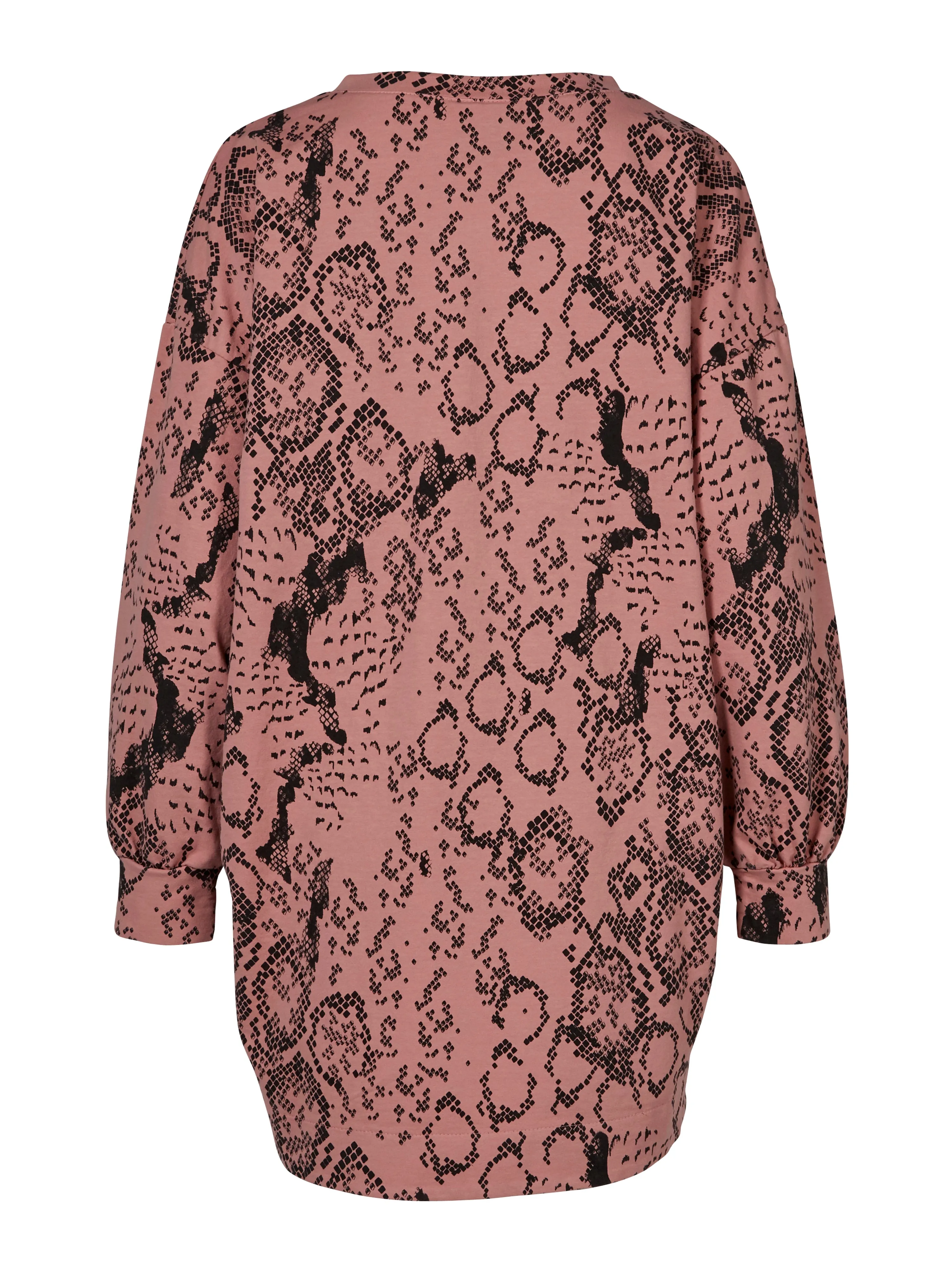 NORMA printed sweat tunic - Rose mix