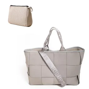 POUCH   ICON TOTE - TAUPE