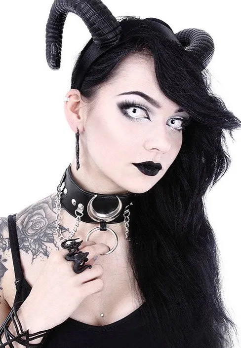 Restyle - Iron Moon Black/Silver - Choker