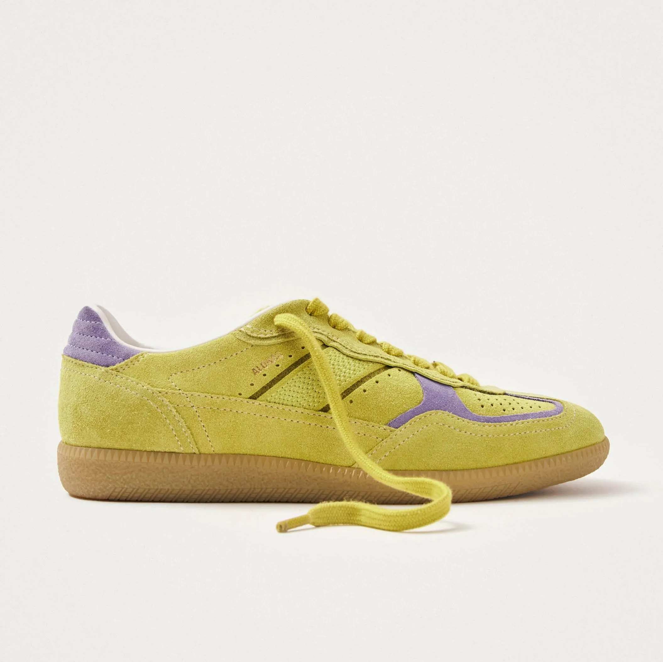 Tb.490 Rife Acid Green Leather Sneakers