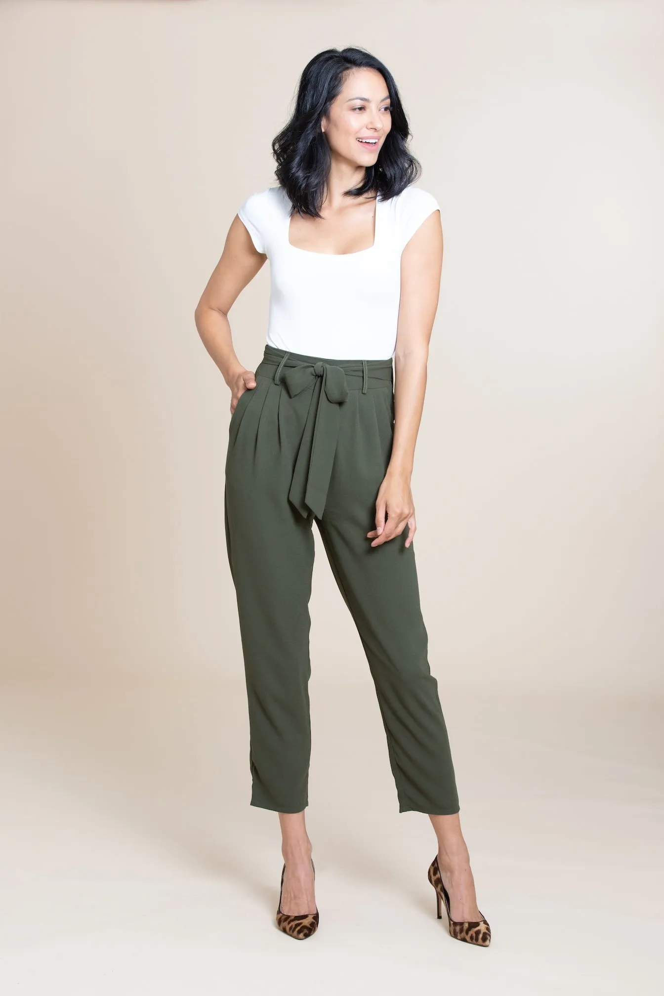 The Lexi Trousers - Evergreen