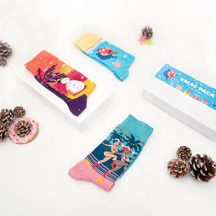 Unisex Christmas Socks Gift Box