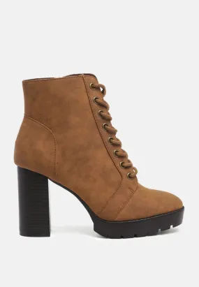 Virginia High Heeled Ankle Boots