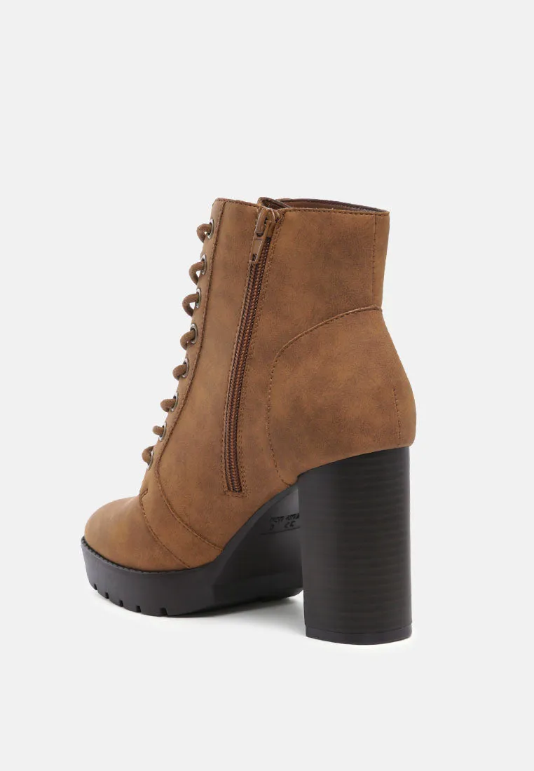 Virginia High Heeled Ankle Boots