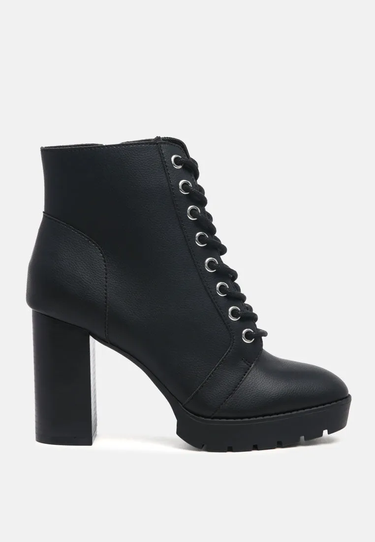 Virginia High Heeled Ankle Boots