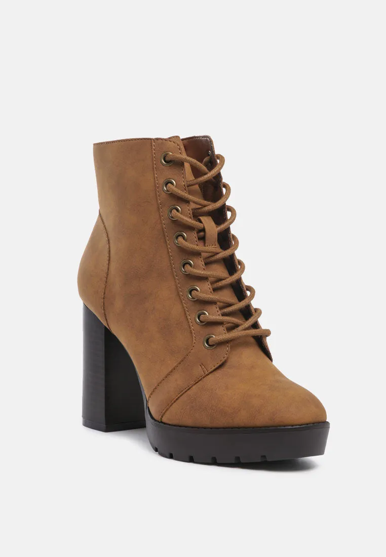 Virginia High Heeled Ankle Boots