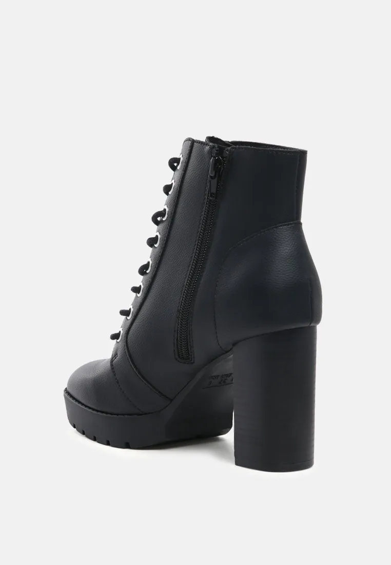 Virginia High Heeled Ankle Boots