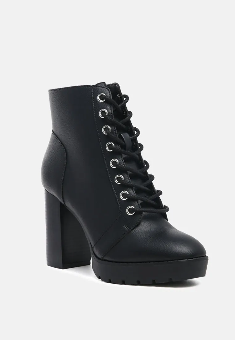 Virginia High Heeled Ankle Boots