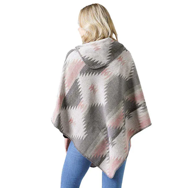 Western Pattern Poncho