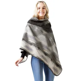 Western Pattern Poncho