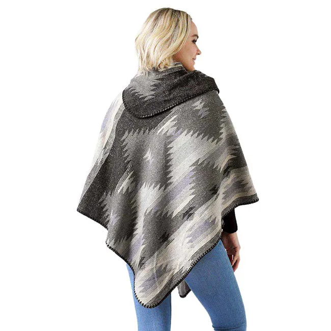 Western Pattern Poncho