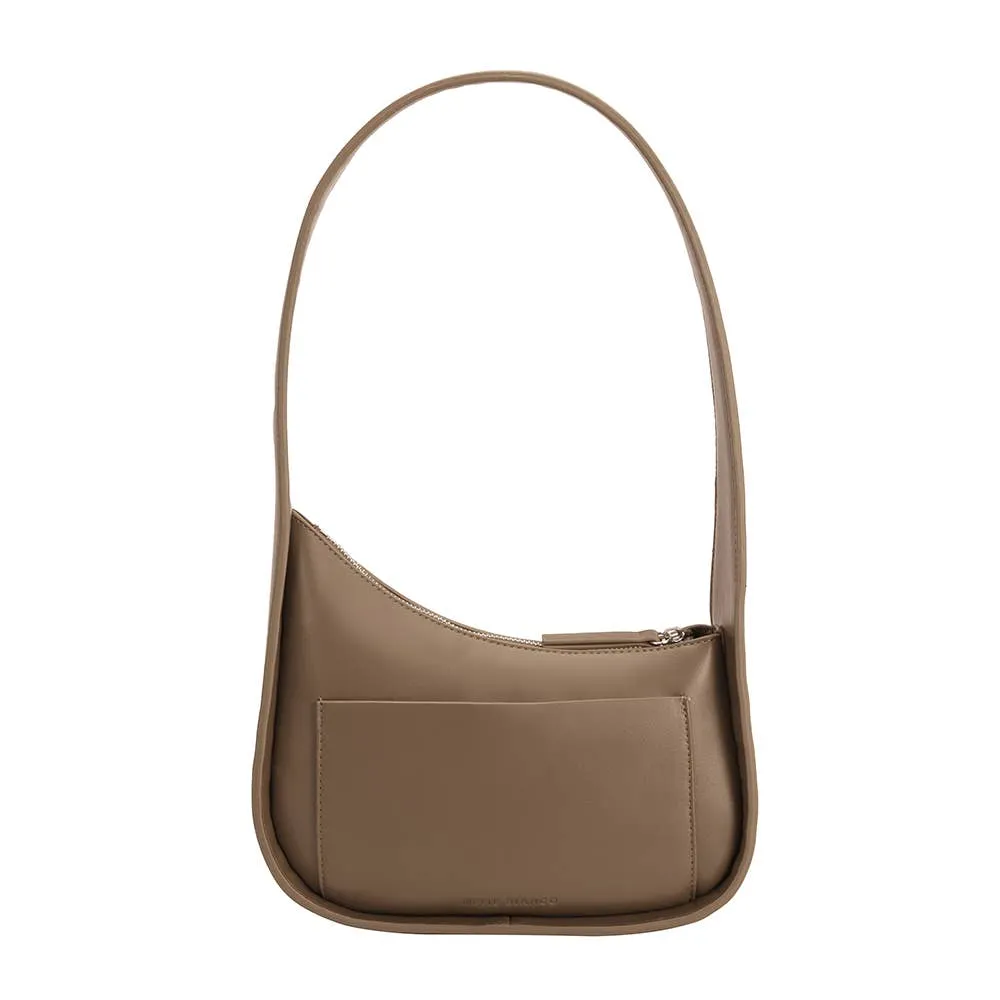 Willow Taupe Recycled Vegan Shoulder Bag