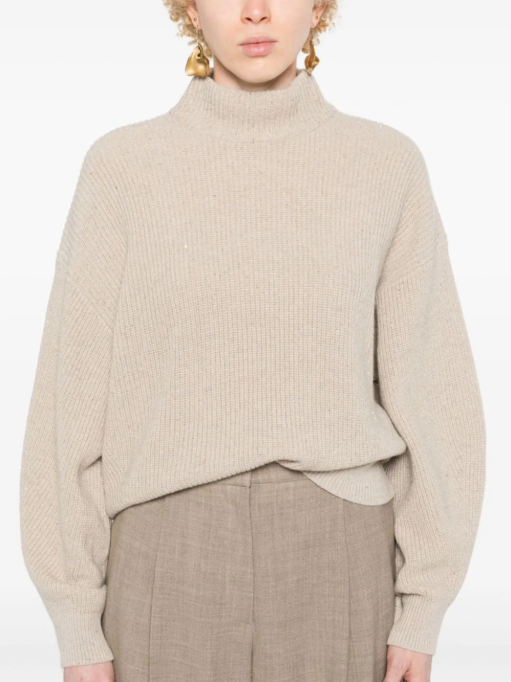 WOOL AND CASHMERE BLEND JUMPER